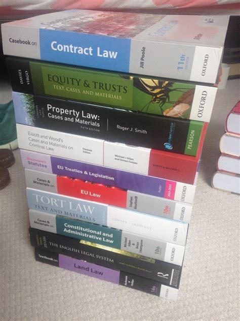 10 Legal Law Llb Degree Textbooks Reference Books Case Law Job Lot