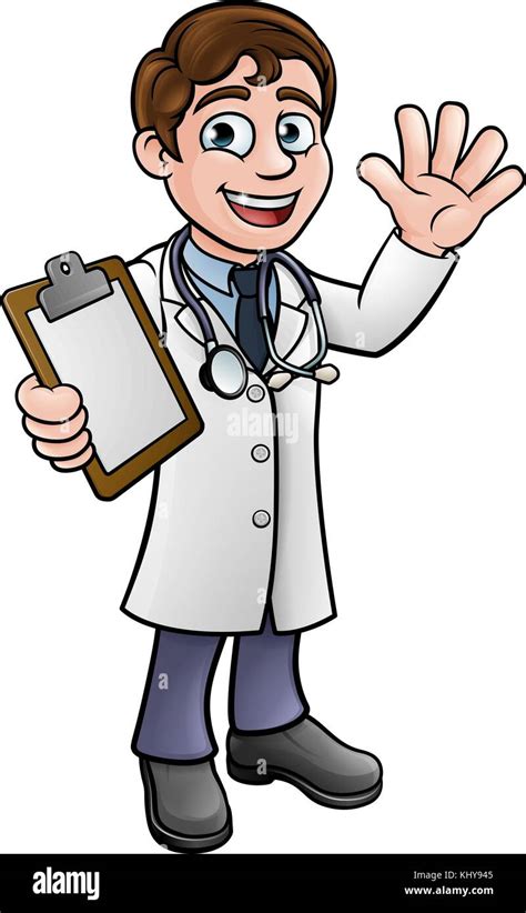 Doctor Cartoon Character Stock Vector Image Art Alamy
