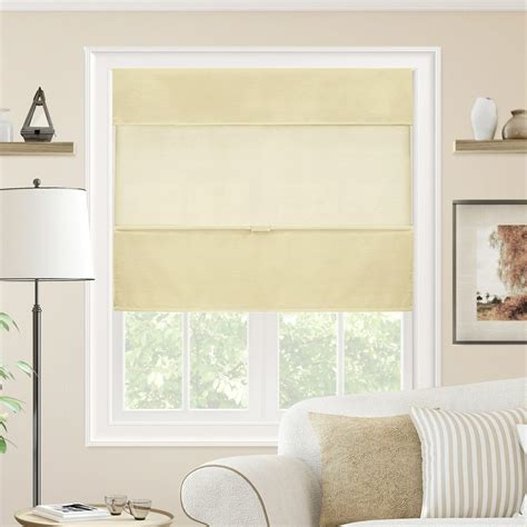 Chicology Light Filtering Cordless Magnetic Roman Shades