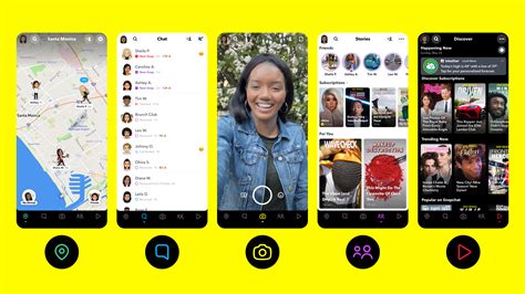 snapchat redesigns its app with new action bar techcrunch bloglovin