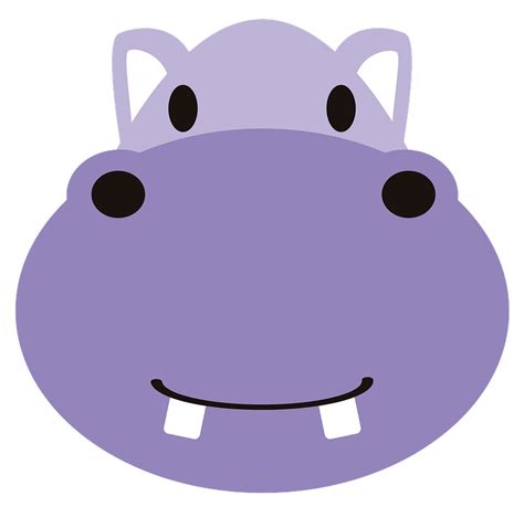 Cute Hippo Face Clipart Free Download Transparent Png Creazilla