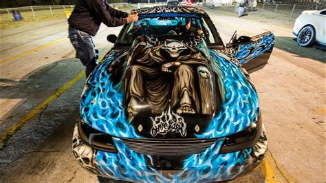 1600hp Nitrous Mustang Insane Paint Job Youtube
