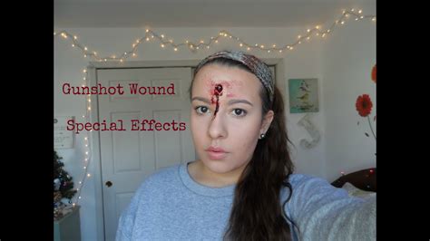 Gunshot Wound Sfx Special Effects Makeup Tutorial ♡ Youtube