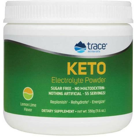 Keto Electrolyte Powder 116 Oz Trace Minerals Research