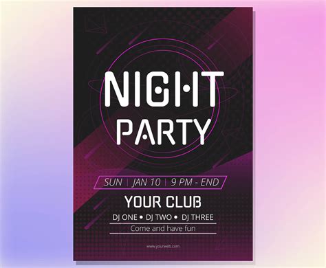 Free Printable And Customizable Party Flyer Templates Canva Vlrengbr