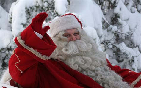 Santa claus, also known as saint nicholas, father christmas, kris kringle, or simply santa, is the mythical figure who, in most of western cultures, brings gifts on christmas eve. Merry Christmas Santa Claus Images | HD Wallpapers