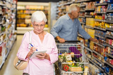 Nutritious Grocery Shopping List For Seniors