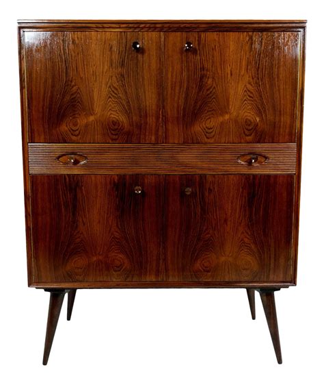 Mid-Century Rosewood Cabinet / Bar | Chairish | Rosewood cabinet, Cabinet bar, Harris house