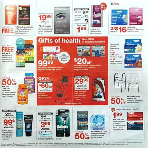 You are limited to one shipment per month, so be sure to order all of the items you need at the same time. Walgreens Black Friday Ad Scan, Deals and Sales 2019 - 101BlackFriday.com