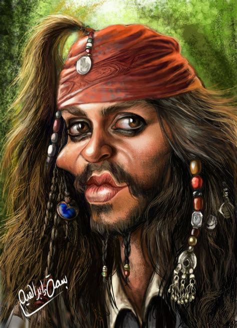 Johnny Depp By ~bobba88 On Deviantart Caricature Sketch Caricature