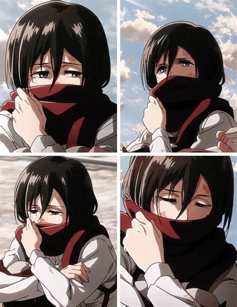 Mikasa confesses to eren eren uses the coordinates attack on titan season 2 episode 12 scene mikasa tells her feelings to. Mikasa and her security scarf (With images) | Attack on titan art