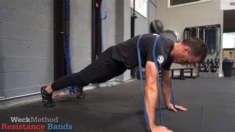 Resistance Band Push Ups Using Weckmethod Upper Body Workout Youtube