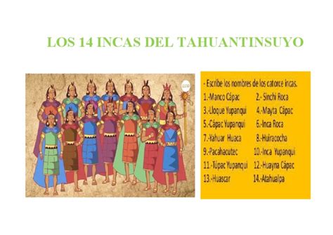 Los 14 Incas Del Tahuantinsuyo Pdf