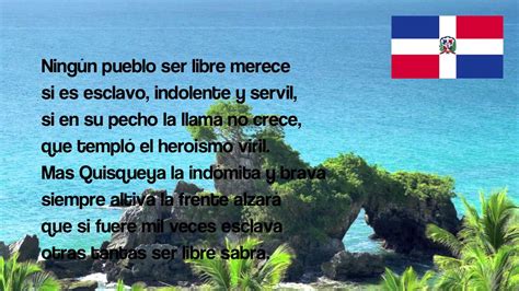 Dominican Republic National Anthem Youtube