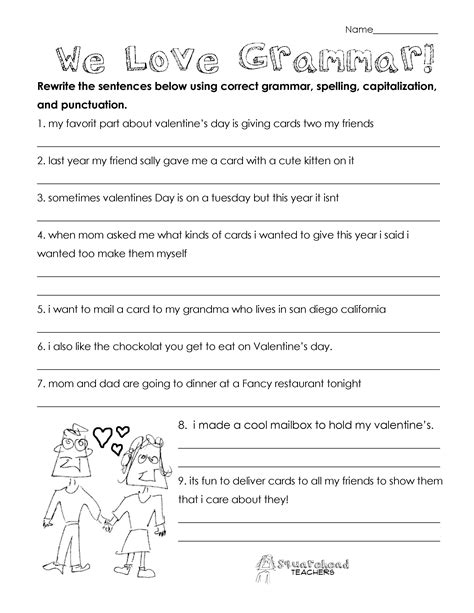 Grade 4 English Worksheets