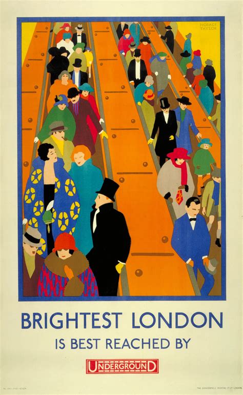 The Underground Group Published This Poster In 1924 Horace Taylors