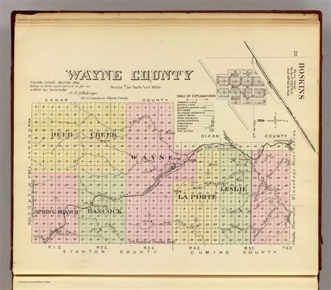Wayne County David Rumsey Historical Map Collection