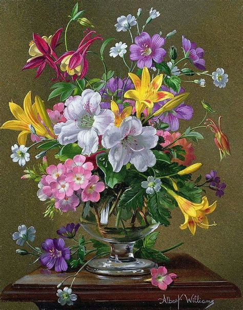 37 Best Albert Williams Art Images On Pinterest Flower Art Vases And