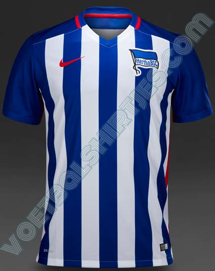 V., commonly known as hertha bsc (german pronunciation: Hertha BSC voetbalshirts 2016 - Hertha BSC trikots 15/16