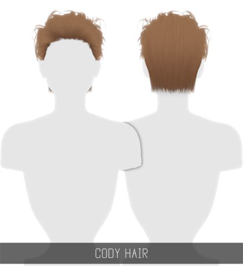 Cody Hair For The Sims 4 By Simpliciaty Spring4sims Sims Sims 4
