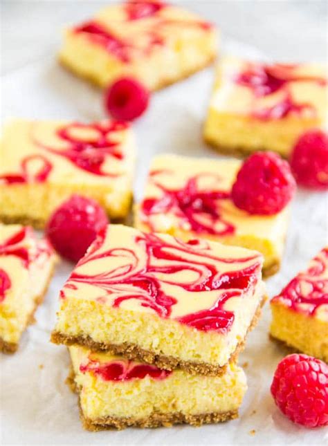Lemon Raspberry Cheesecake Bars ~sweet And Savory