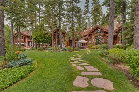 Down the road from Mark Zuckerberg's Tahoe compound, this luxury lakefront estate is for sale ...