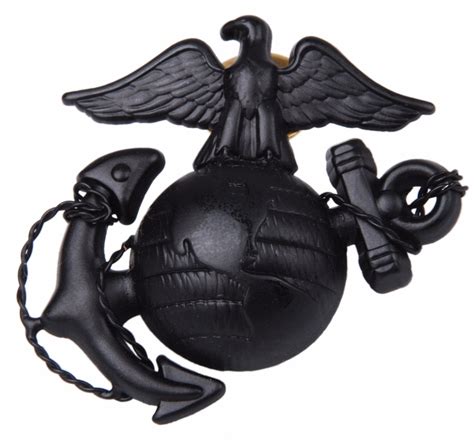 Wwii Usmc Officer Ega Barracks Metal Hat Badge Black Aliexpress