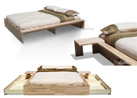 Un letto con diversi vani contenitori: Letto Comodo di Cinius: anche con cassetti salvaspazio sotto letto