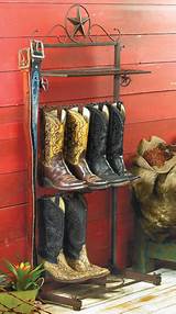 Pictures of Western Boot Storage Rack