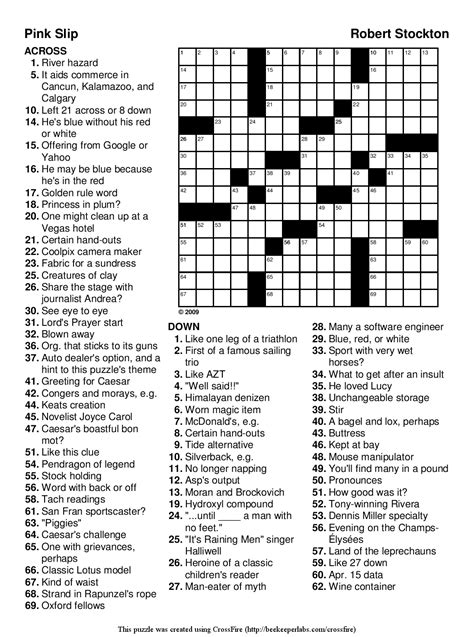 With the numerous websites that declare to be free printable downloads, it can get. Free Printable Crossword Puzzles Medium Difficulty | Free ...