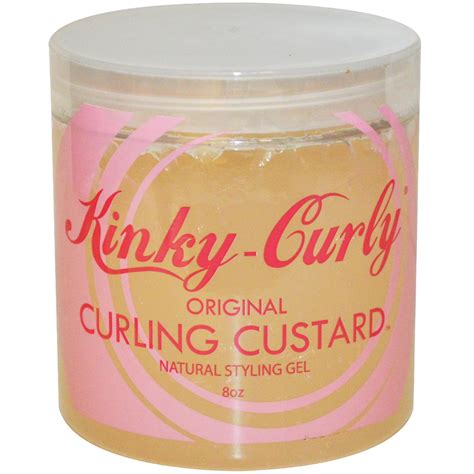 Kinky Curly Original Curling Custard Natural Styling Gel 8 Oz