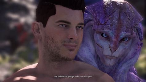 Mass Effect Andromeda Scott Ryder Jaal Romance Finale 1 08 YouTube