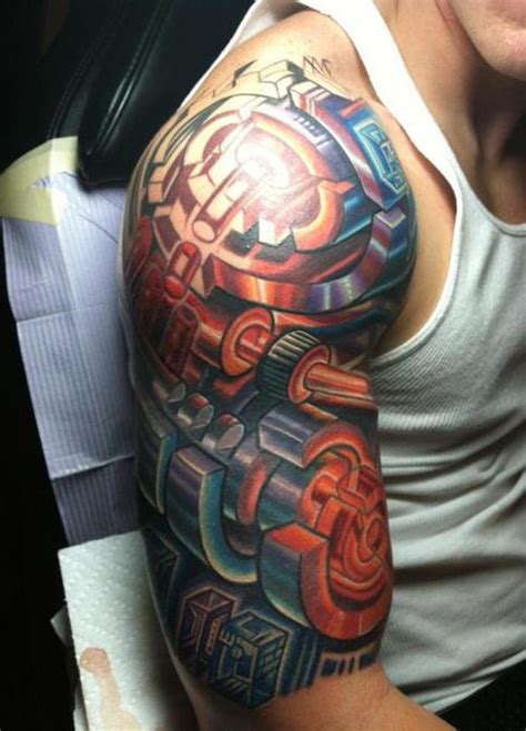 Pictures Half Sleeve Tattoos For Men Colorful Half