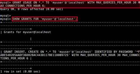 How To Create And Configure A Mysql User From The Command Line