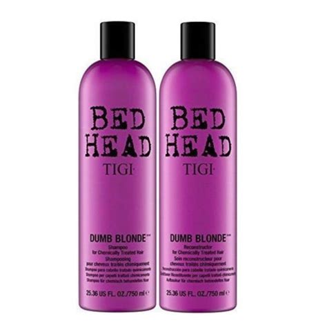 Tigi Bed Head Dumb Blonde Shampoo And Reconstructor Conditioner Duo 2536oz Ebay