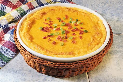 Baked cornbread with grilled corn & honey butter. Corn Grits For Cornbread Recipe / Cheesy Grits with Corn ...