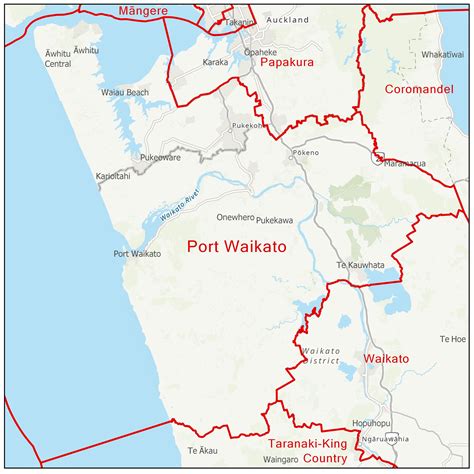 Port Waikato Electorate Profile New Zealand Parliament