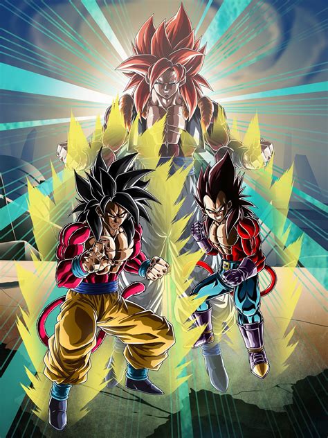 Goku And Vegeta Ssj4 Fusion