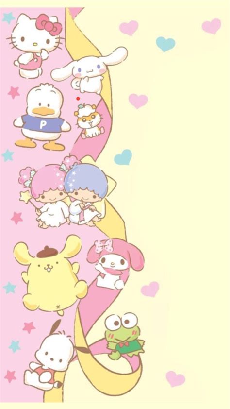 Hello Kitty Iphone Wallpaper Sanrio Wallpaper Cute Pastel Wallpaper