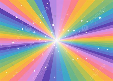 Colorful Radial Cartoon Rainbow Background Background Map Color