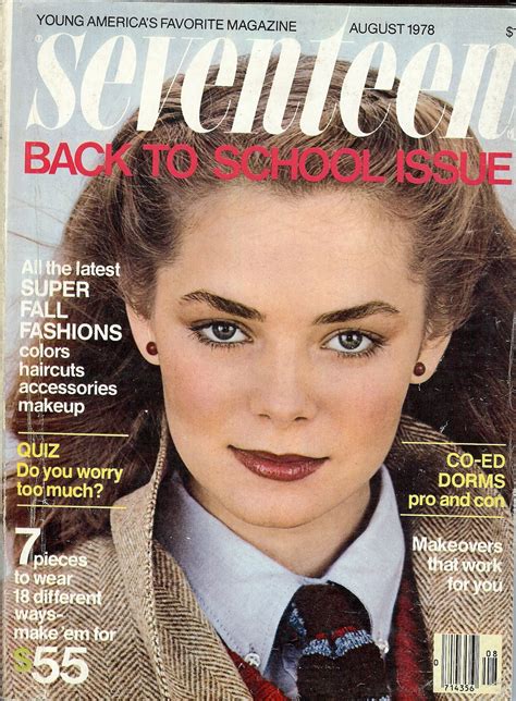 Seventeen Magazine Back To School Issue August 1978 Model Lari Jane
