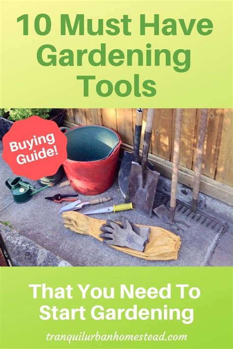 10 Must Have Gardening Tools That You Need To Start Gardening Buying
