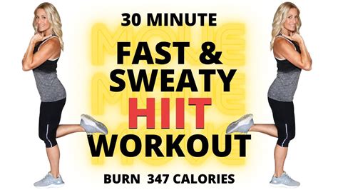 MINUTE FAST AND SWEATY HIIT WORKOUT Burn Calories Home Workouts YouTube