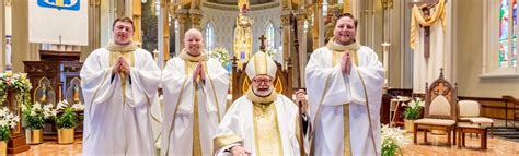 Three Ordained Holy Cross Priests Today S Catholic
