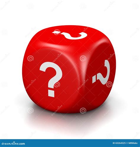 Dice With Question Mark Symbol Stock Photo 59067594