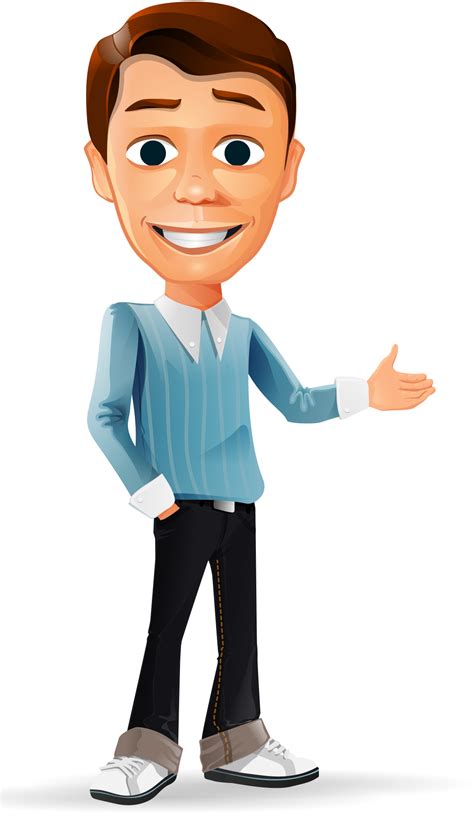 Vector character animated cartoons png. Welcome Businessman Vector Character | Businessman vector ...