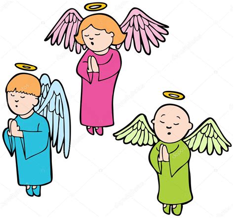 Angels Praying — Stock Vector © Cteconsulting 3990162