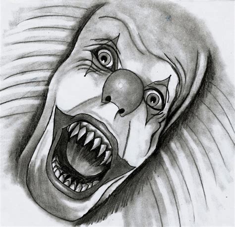 It The Clown Drawing By Tattootony28 On Deviantart