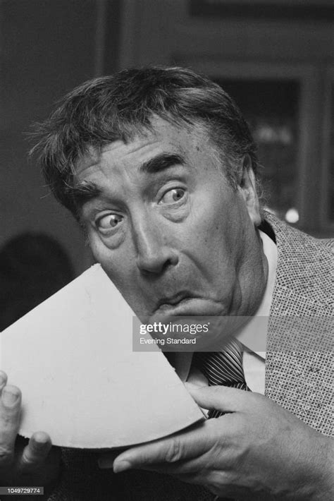 English Comedian And Comic Actor Frankie Howerd Makes A Funny Face