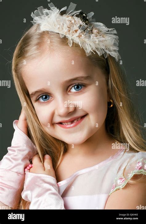 Beautiful Little Girl Stock Photo Alamy